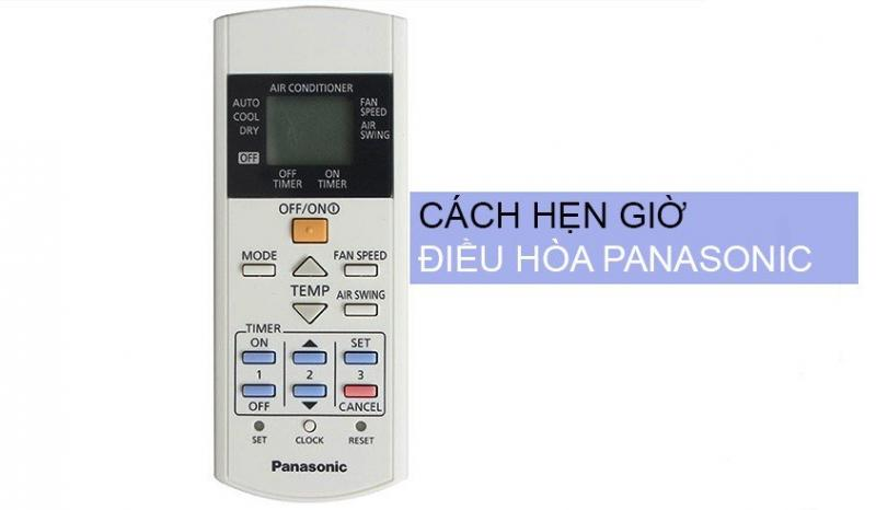 tắt hẹn giờ điều hòa Panasonic