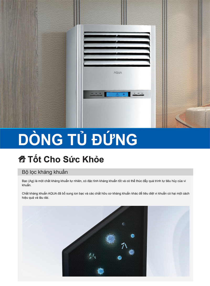 máy lạnh đứng AQUA